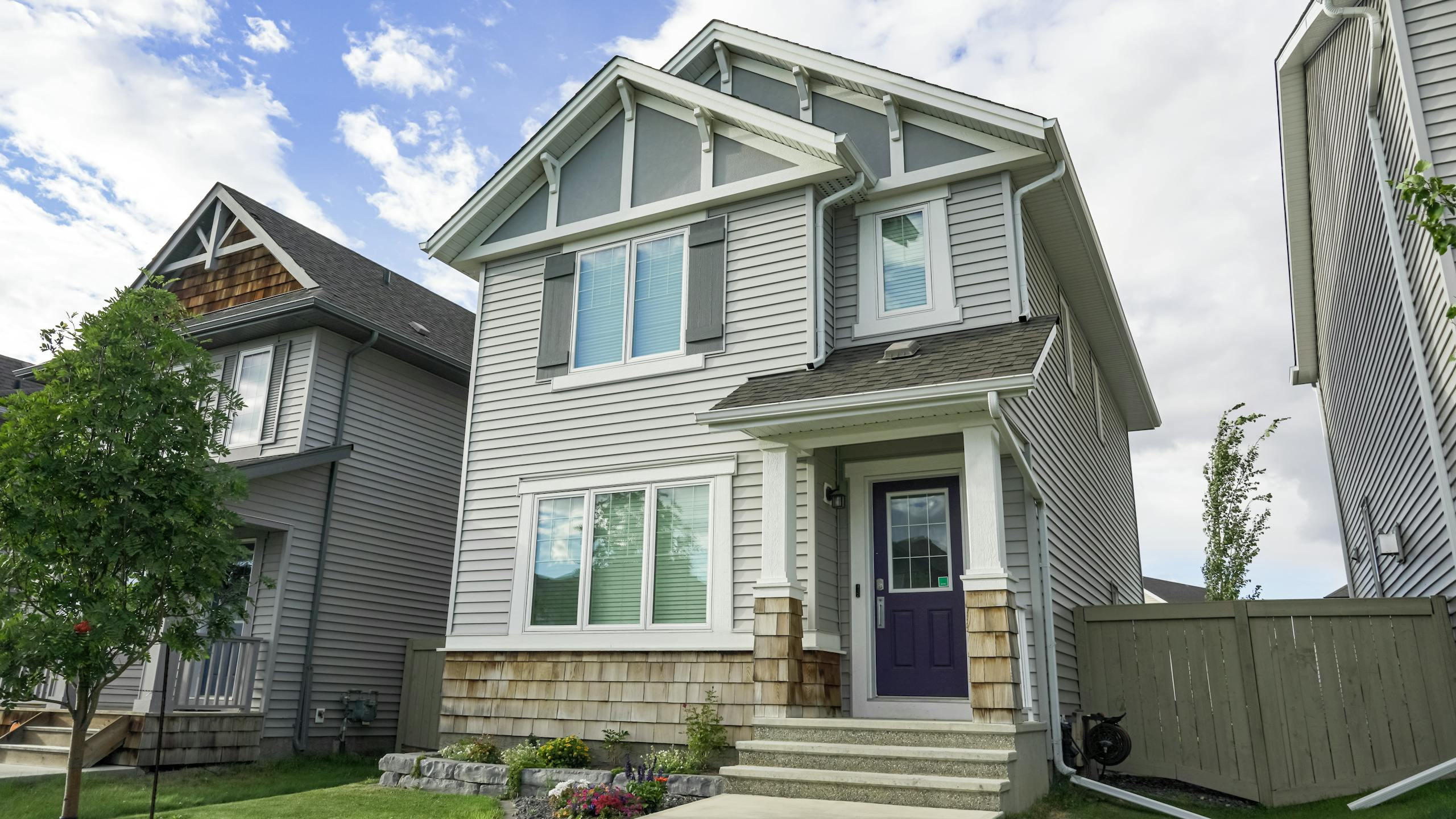 Facade of Suburban House